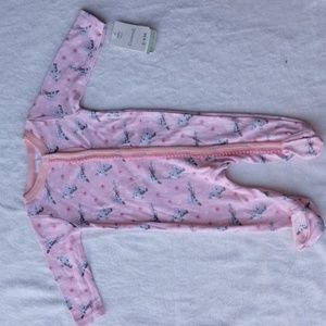 Baby Girl Baby Kiss Koala Footed Sleeper